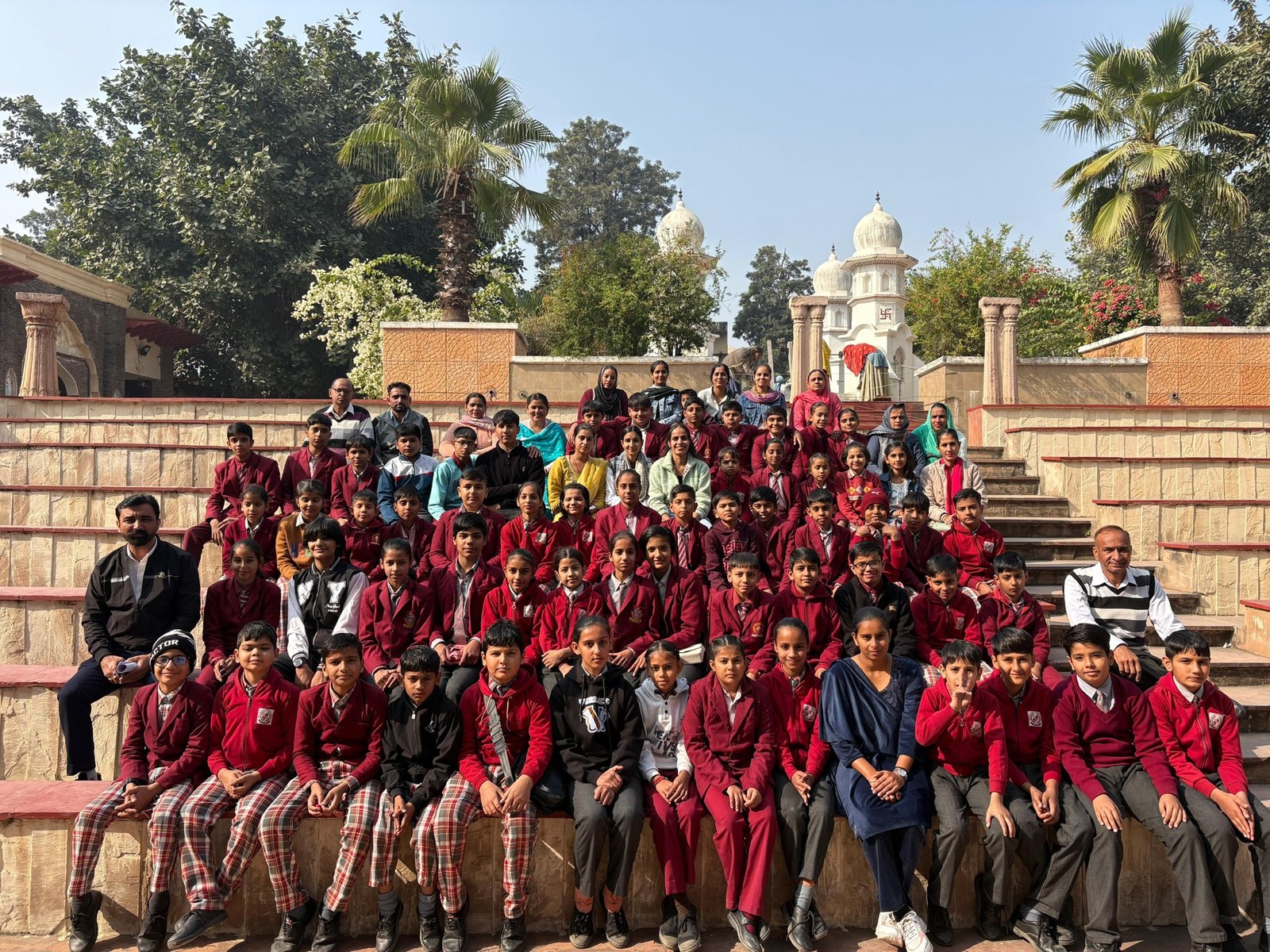 Students and staff of Shree Sai Public School, Karora — Gallery.